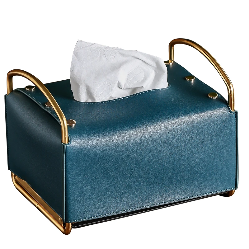 

TLL Creative and Slightly Luxury Modern Simple Dining Table Coffee Table Tissue Box