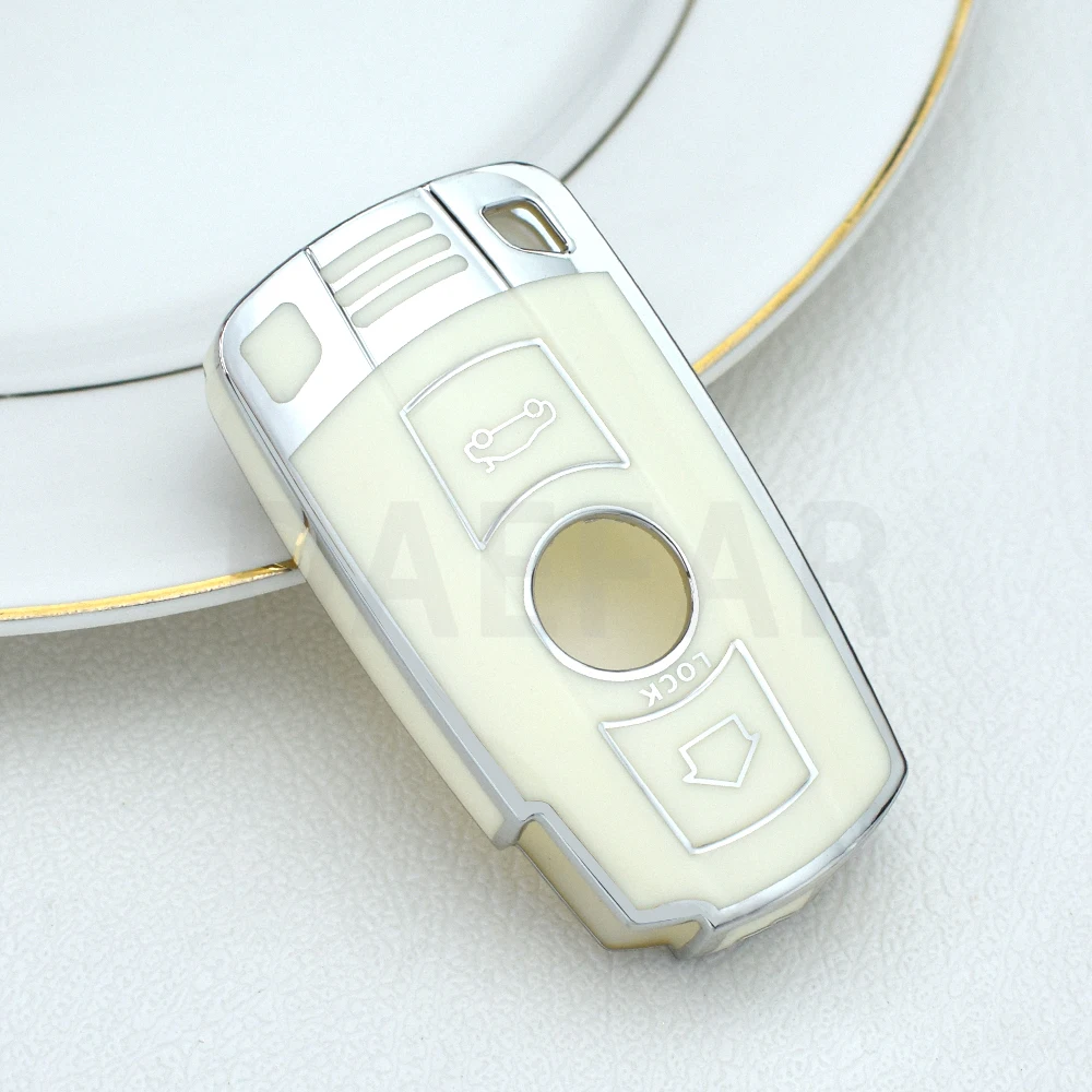 Чехол из ТПУ для автомобильного смарт-ключа брелок BMW X1 X5 X3 1 3 5 6 серии Z4 E60 E61 E70 E81 E87