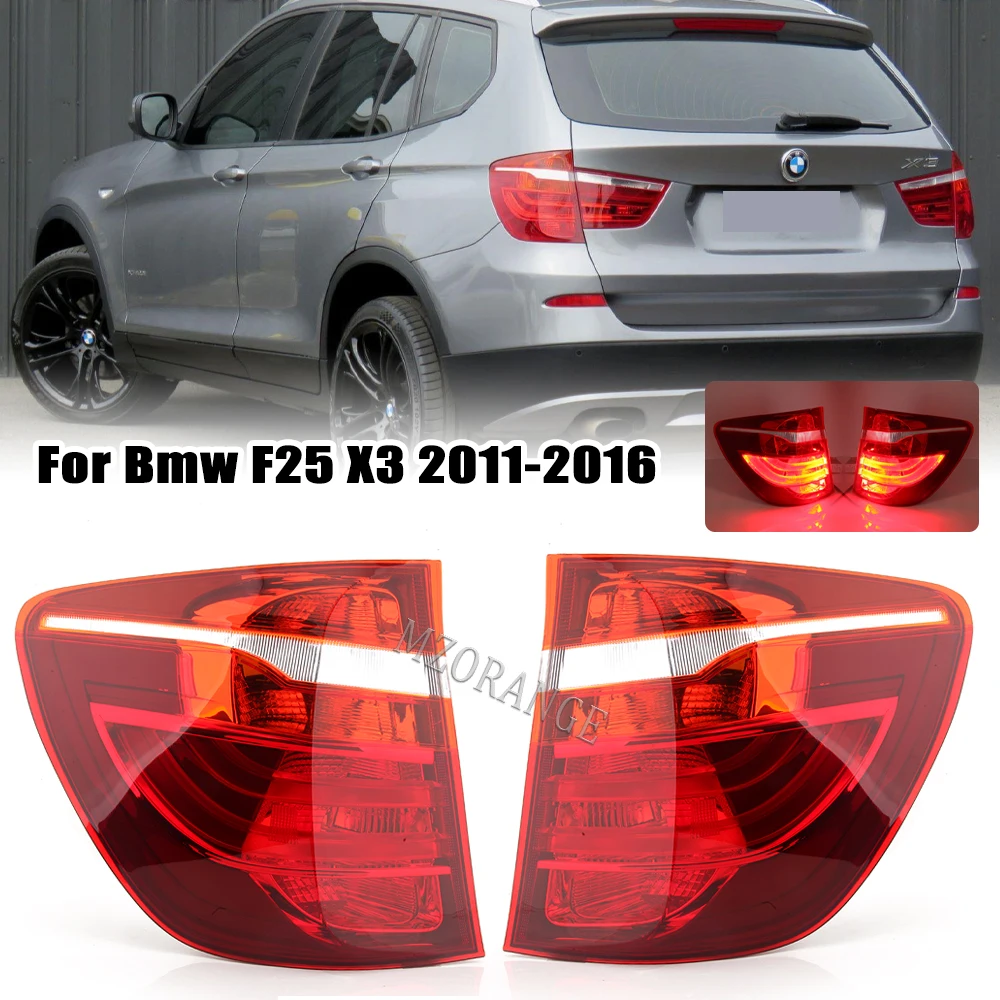 

Автомобильный задний фонарь для BMW F25 X3 2011-2016 светильник ний поворотный сигнал, стоп-сигнал, стоп-сигнал, противотуманная фара для вождения, автомобильные аксессуары