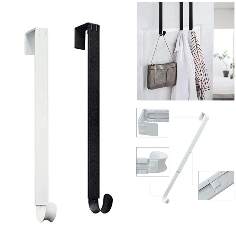 

Крючок для рождественского венка за дверью, телескопический крючок для одежды для подвешивания пальто