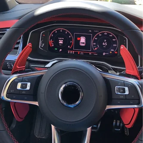 Для Volkswagen VW Golf 7 MK7 R GTI Scirocco 2015 2016-2019 2020 металлический автомобильный руль, удлиненный рычаг переключения передач, автомобильные аксессуары