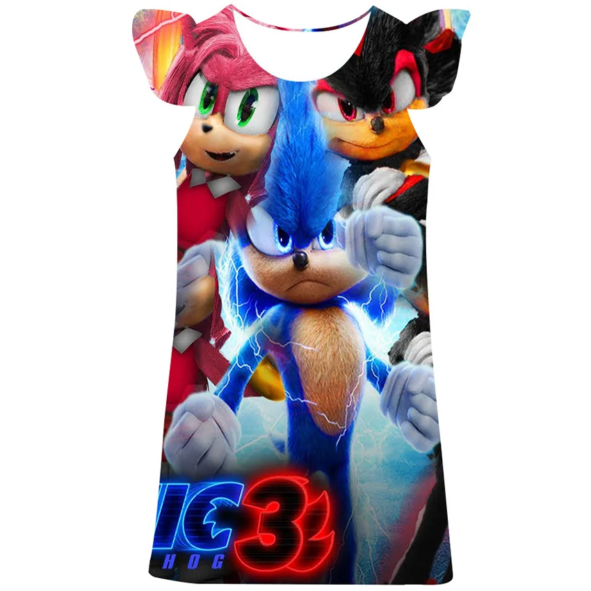 Детское платье с 3d-рисунком на Возраст 3-10 лет |