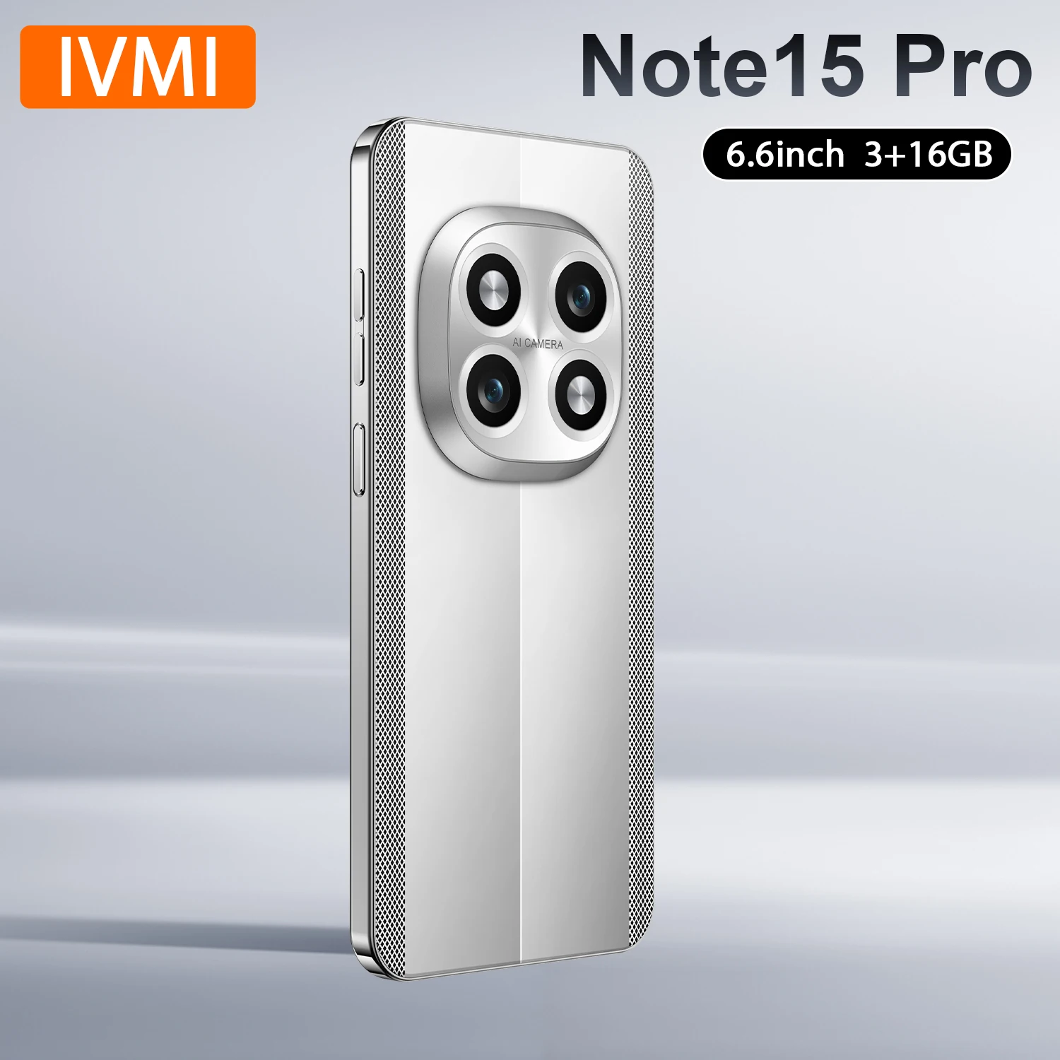 Фото Смартфон IVMI 2026 Hot Note15 Pro, 6.6'', Android 10, 3 ГБ ОЗУ, 16 ГБ ПЗУ, Face ID, 4G, Google Play Store №1