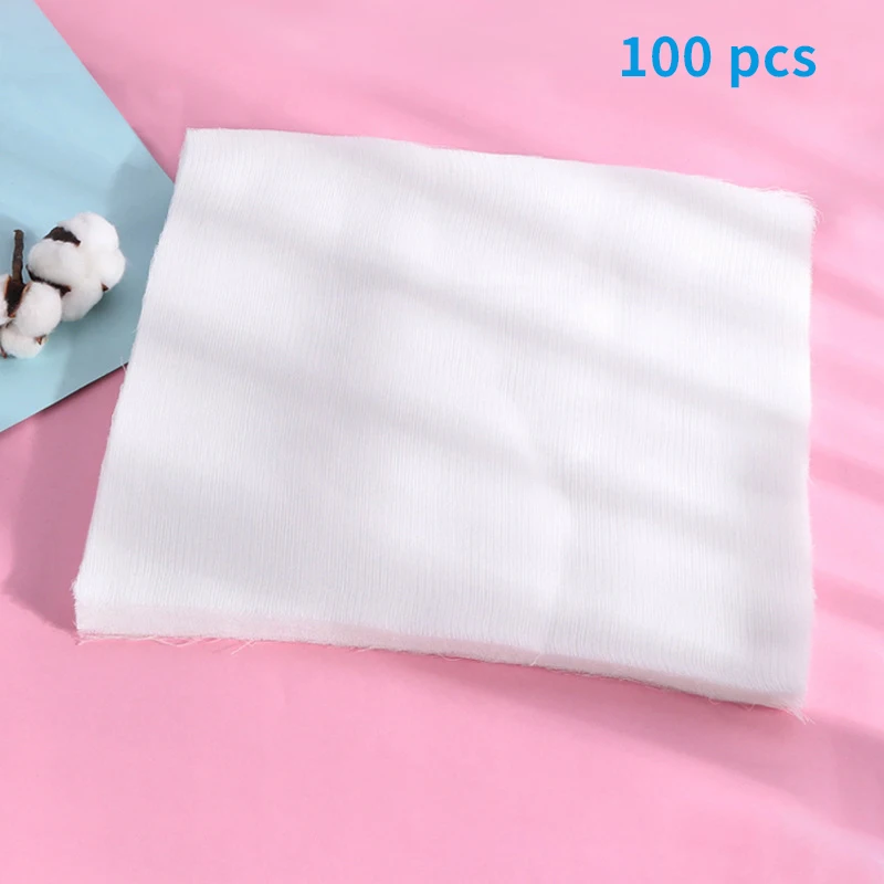 

100Pcs White Soft Film Gauze Mask Cotton Beauty Disposable Special Face Paper Skin Management Beauty Salon Film Towel