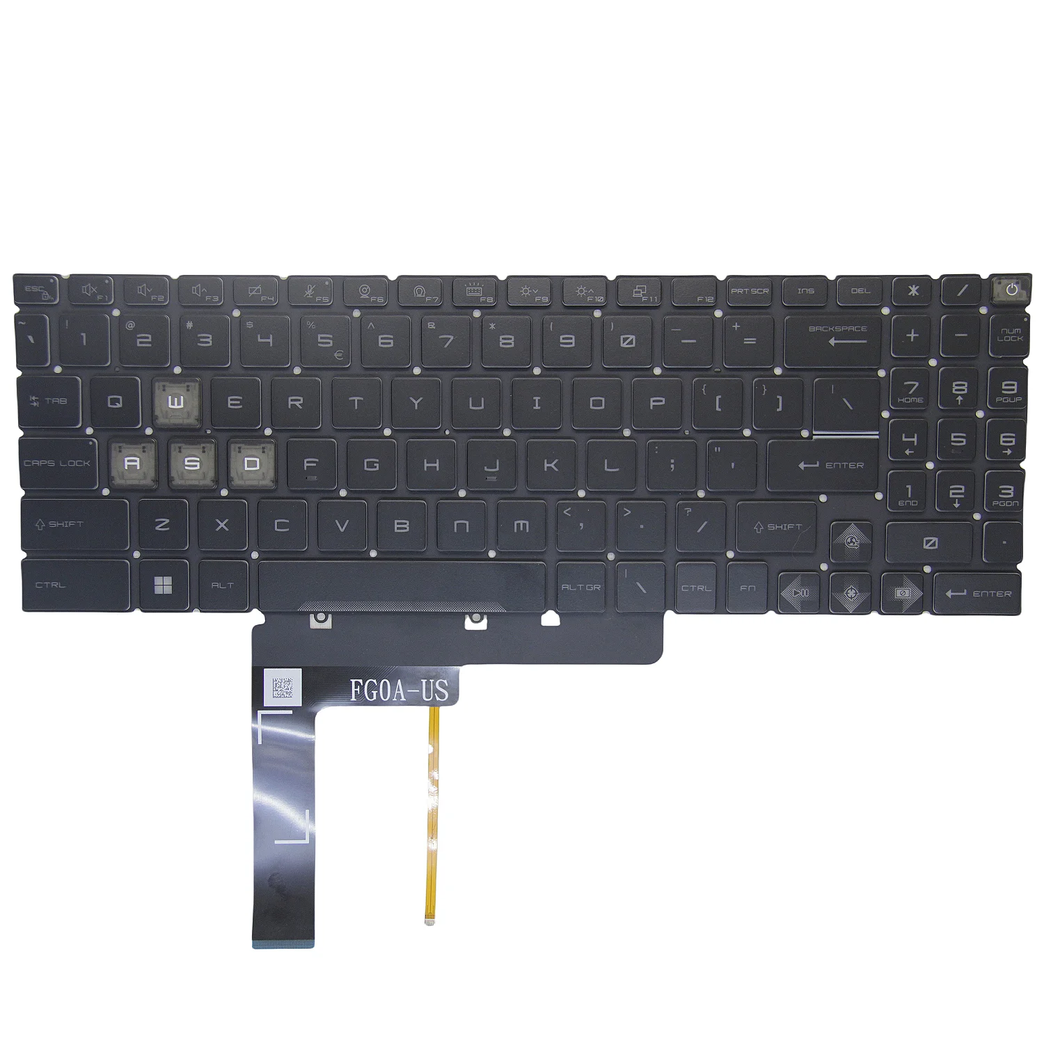 100% новая клавиатура с подсветкой для ноутбука MSI VECTOR GP68HX 13 В GP68 GE68 GP78 GE78HX MS-17S1