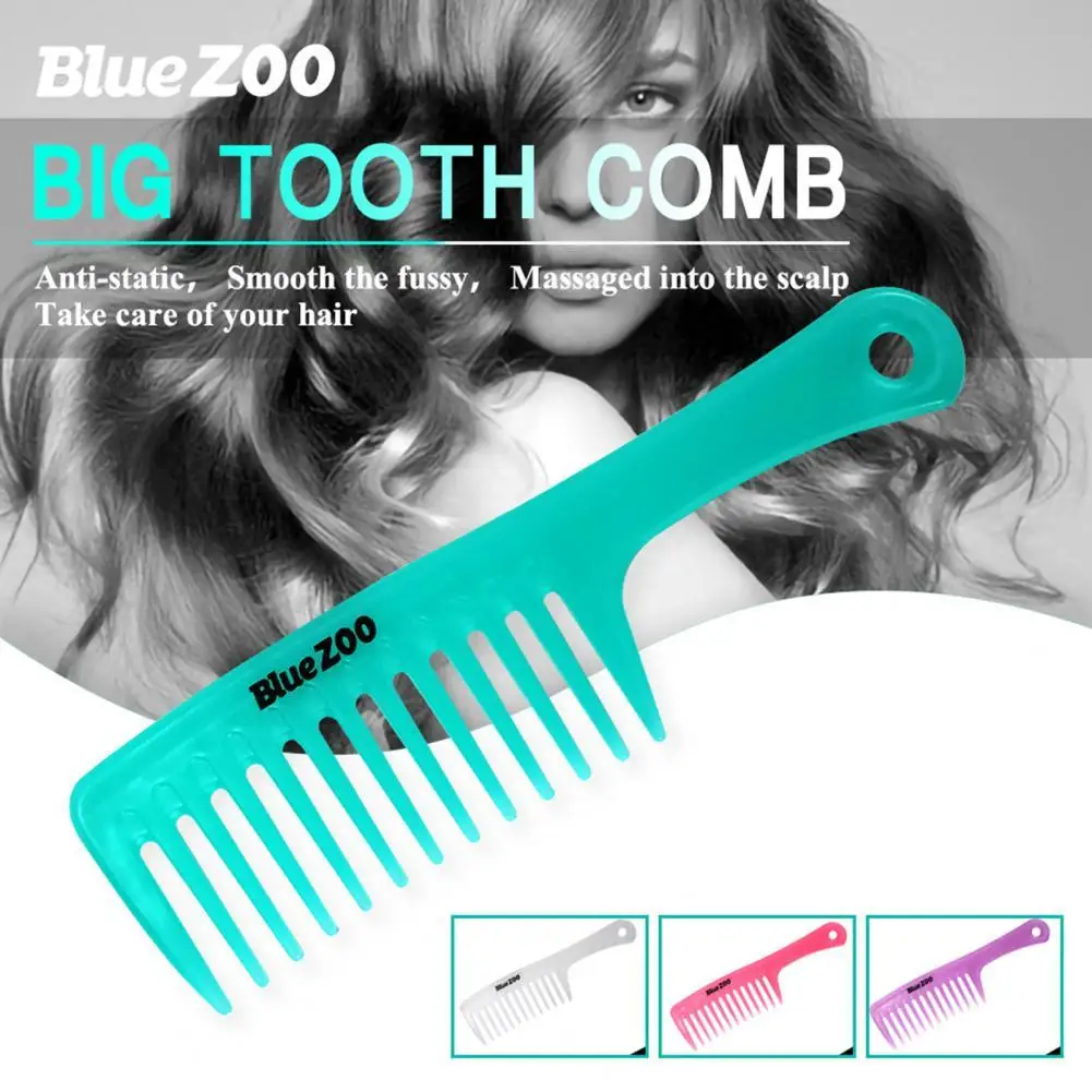 

Blue ZOO Braid Hair Comb Candy Color Anti-static Hairdressing Tool Salon Shampoo Hair Brush for Home