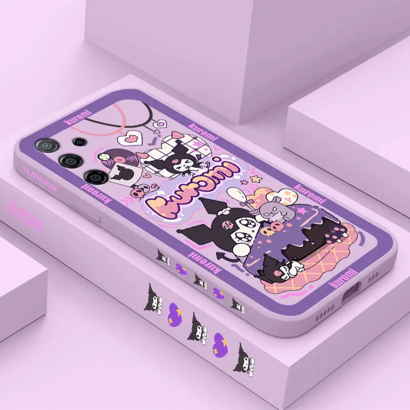 Силиконовый чехол Kuromi Cinnamoroll для Samsung A81 A53 A91 A50 A12 A22S A52 A52S A51 A72 A71 A32 A22 A20 A30 A21S A02S A11 4G 5G