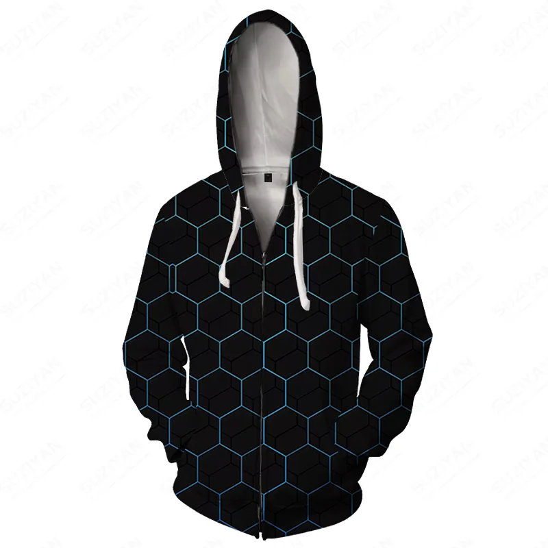 

New Printing Y2K Zip Hoodie Luxury Clothing Men 2022 Y2K Hoodie Zip Up Non-Iron Top Quality Zipper Hoodie Zip Hoodie Y2K