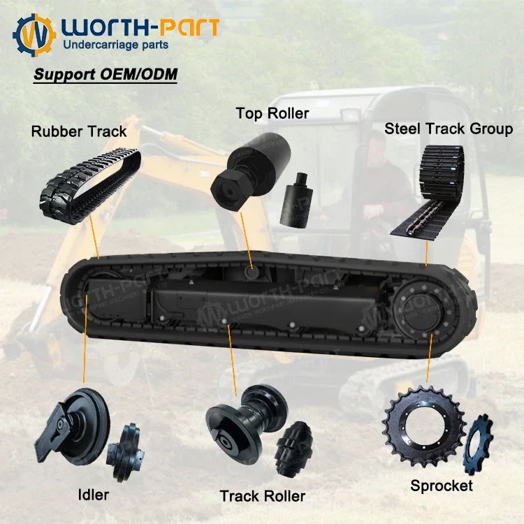 Экскаватор Komatsu Pc27mr Pc15r-8 Pc28 Pc40 Pc45 Pc55 Mr-2 Верхний ролик экскаватор 20T-30-00151 Несущий