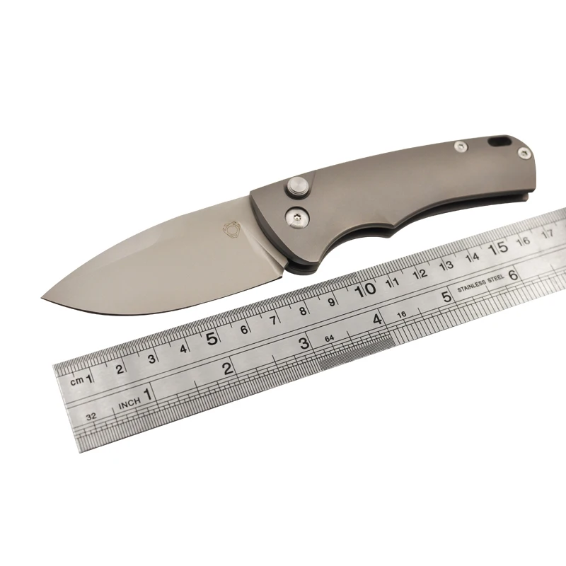 

Sixleaf Folding Knife With M390 Steel TC4 Titanium Handle Outdoor Camping Tool SL-16-M390