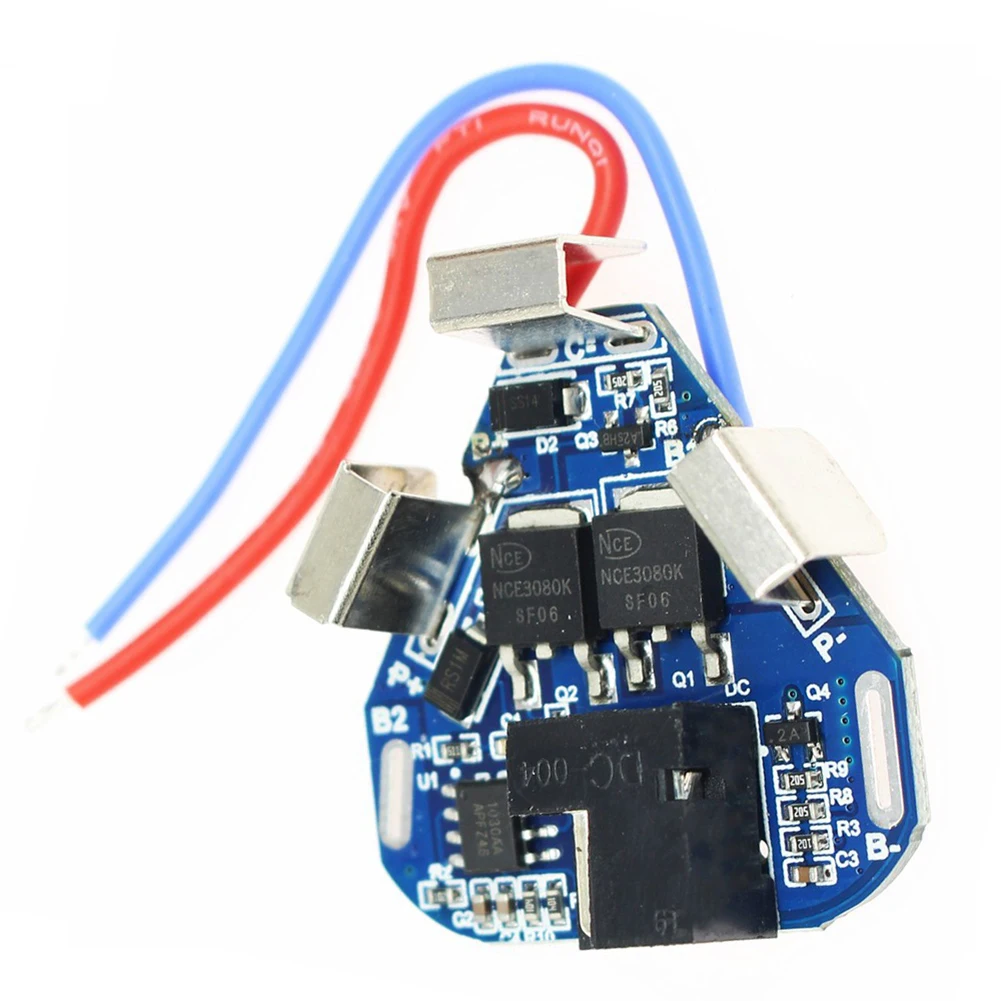 

3S 12.6V BMS Lithium Battery Protection Board Equalizer Board For Electric Drill 8A 40A±5A Over Discharge Protection Board