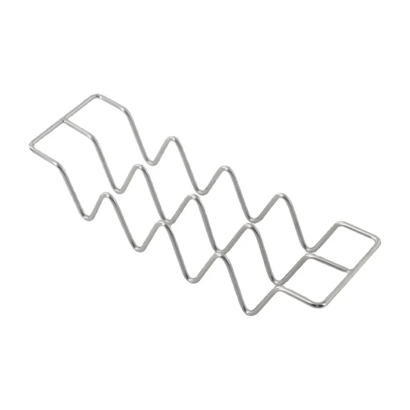 

Держатели для тако из нержавеющей стали, волнистые слоты, мексиканская подставка для еды Maquina Para Hacer Tortillas Electrica для приготовления пирогов Empanada