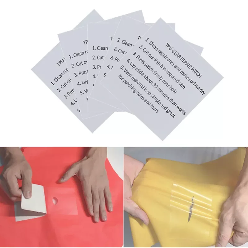 

Transparent Self Adhesive Nylon Sticker Cloth Patches Outdoor Tent Jacket Repair Tape Not easy to break Patch tool