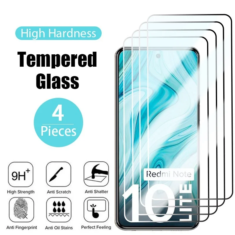 4Pcs Tempered Glass For Xiaomi Redmi 10 9 8 7 6 5 9C NFC 9C 9AT 8A Pro Screen Protector For Note 5A 5A Prime redmi 5 Plus glass
