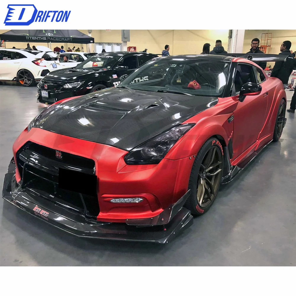 Широкий обвес Var KAMIKAZE R Super Sonic Style для Bodykit Nissan R35 GTR