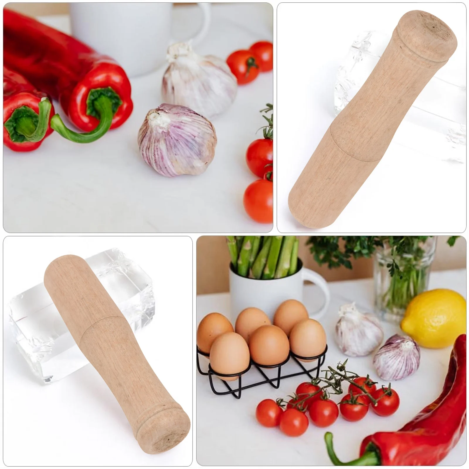 Палочка для чеснока специй пестик бармен дробилка еды измельчительная палочка