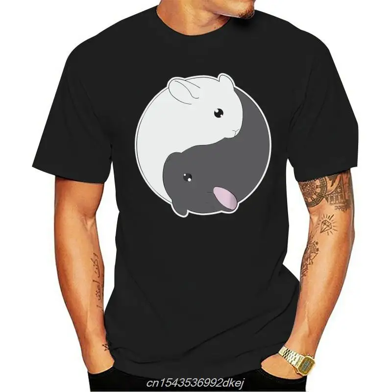 

New Men Shirt Chinchilla Yin Yang Cute Shirt For Chinchi Lovers Men Women Cartoon Casual Short O-neck Broadcloth Cn(origin)