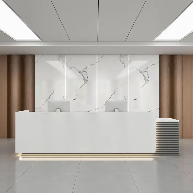 Стойка регистрации в приемнике для салона красоты Современная Эстетическая