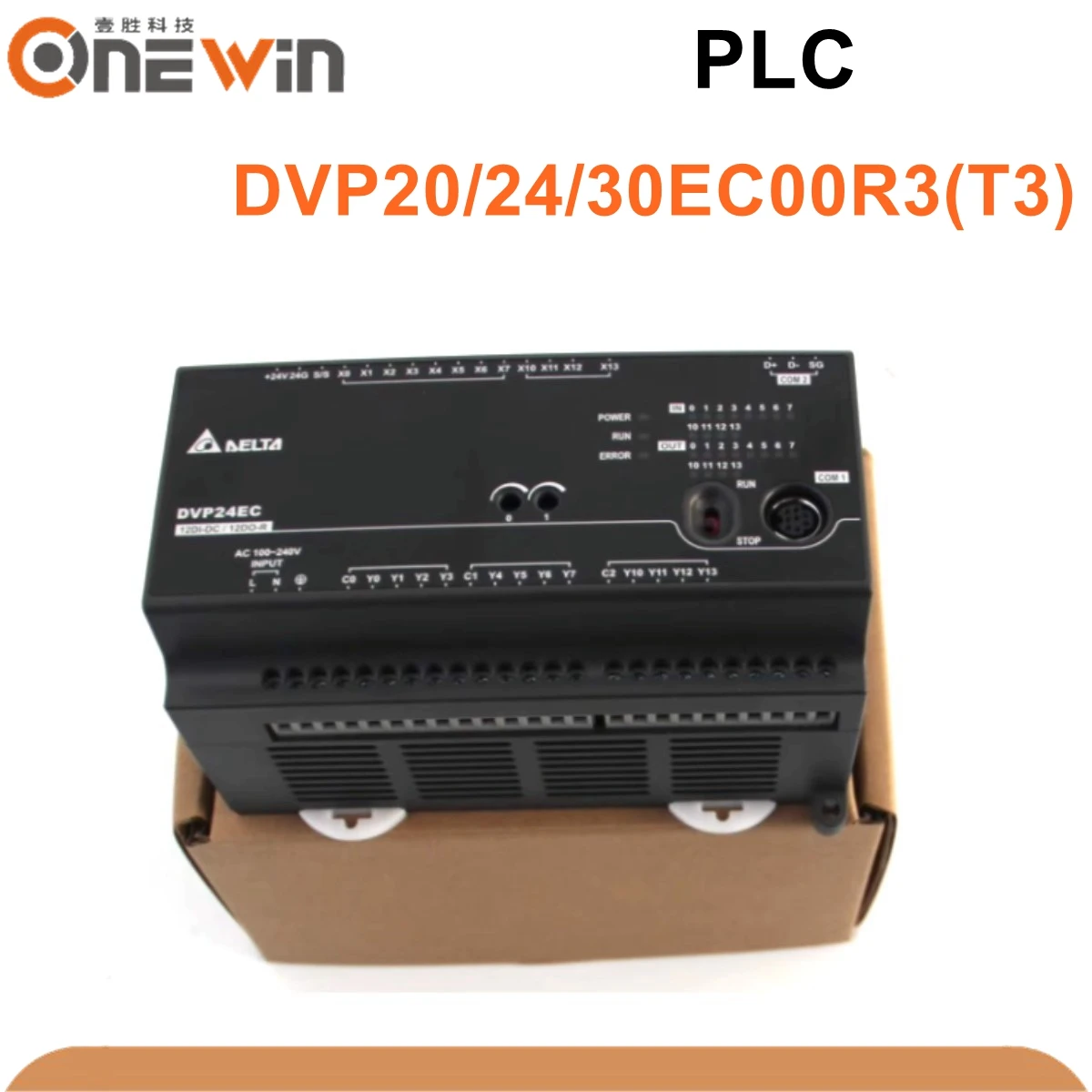 Программируемый контроллер Delta PLC серии EC3 DVP20EC00R3 DVP20EC00T3 DVP24EC00R3 DVP24EC00T3 DVP30EC00R3 DVP30EC00T3