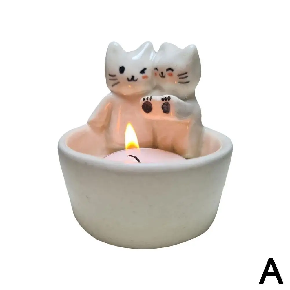 

Подсвечник котенок