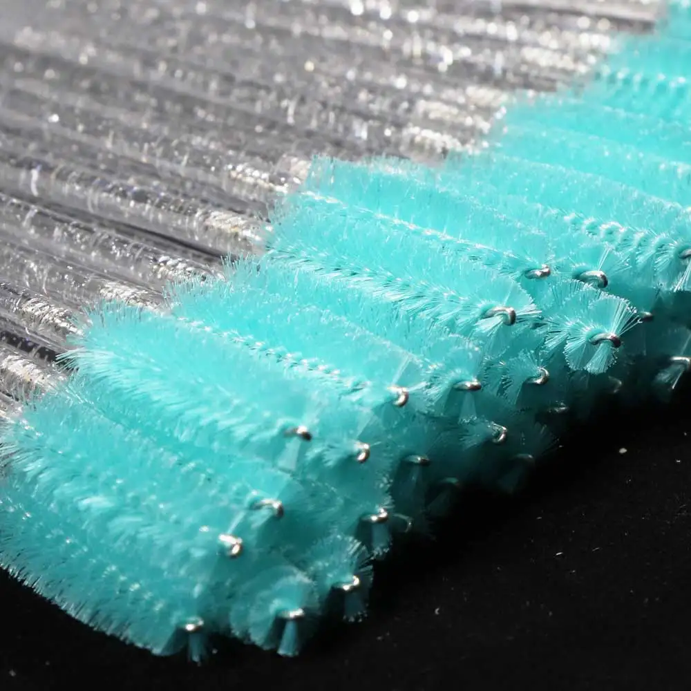 Одноразовая щетка-гребень для ресниц с кристаллами 5/50 шт. Удлиняющая тушь для ресниц Макияж Профессиональный косметический инструмент