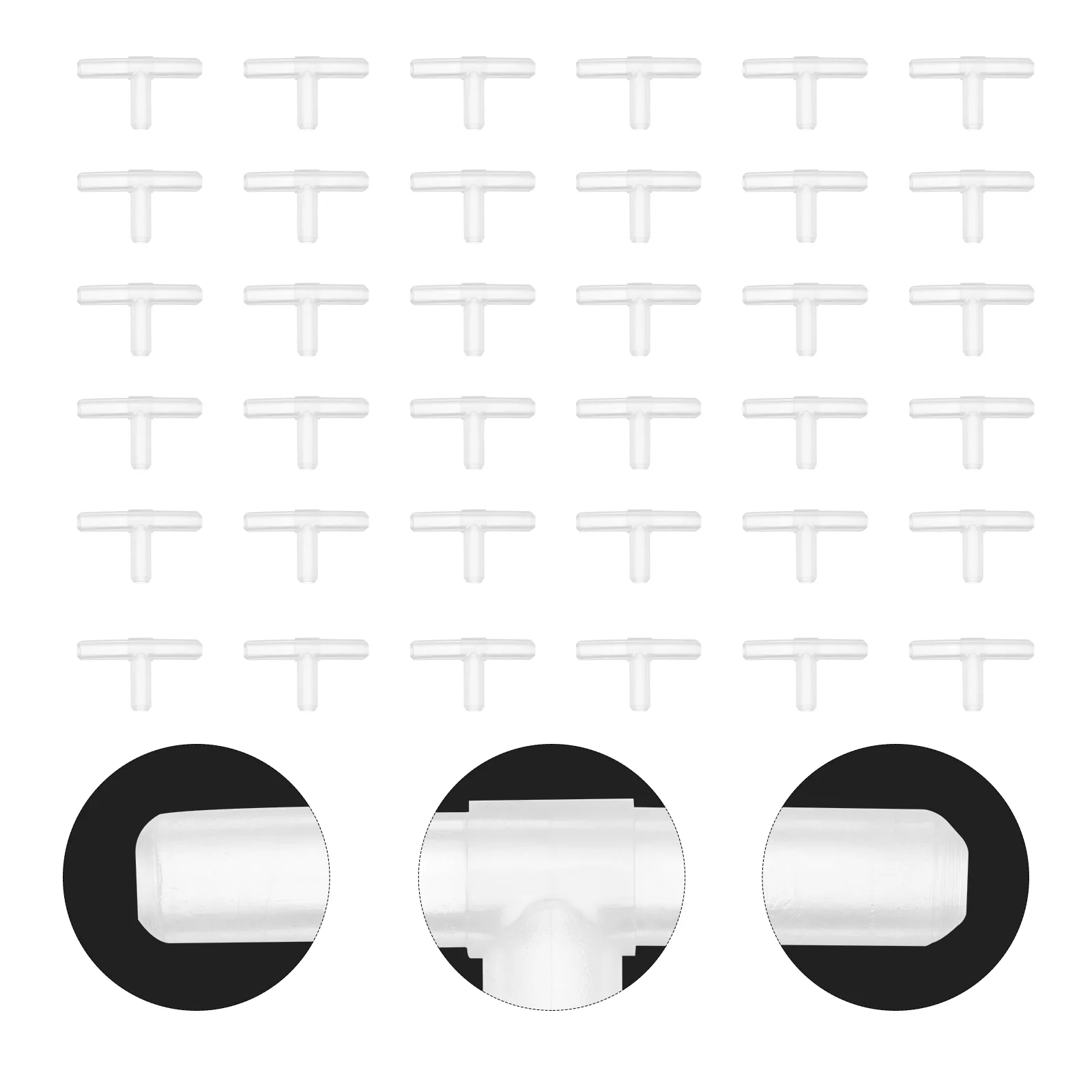

Air Tubing Connector Aquarium Way Tfish Tank Joints Tee Connectorsstraight Control Pump Inline Airline Shaped Splicer Pipe Hose
