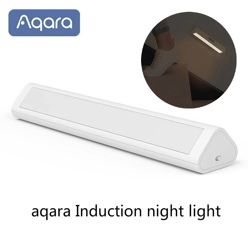 

Aqara Led Night Light Smart Human Body Infrared Induction Light Sensor Magnetic Installation For Home Bedside Aisle Wardrobe
