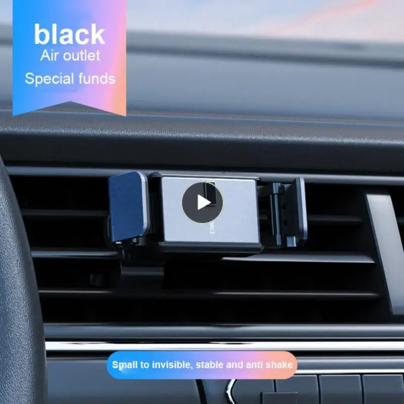 

Nano-alloy Material Gps Phone Stands Universal Metal Car Phone Holder Rotatable Stable Auto Accessories For Iphone 13 12