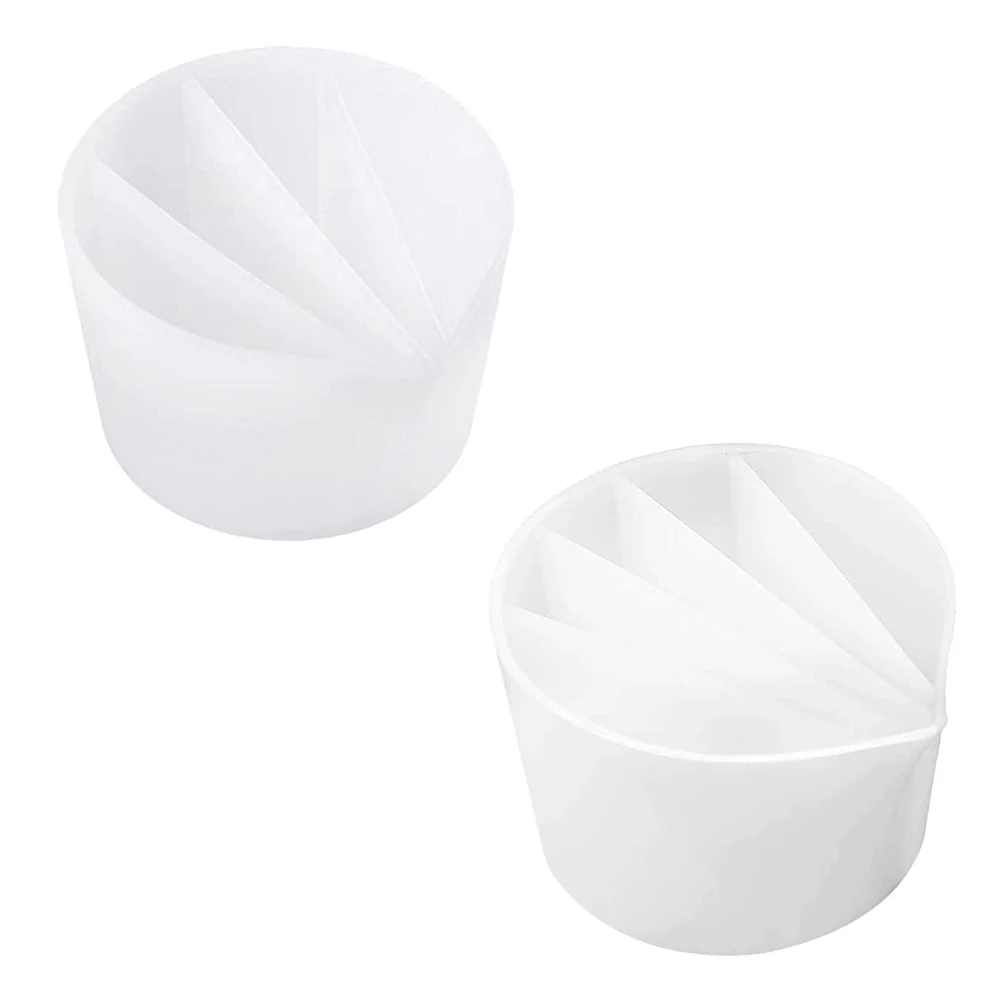 

2 шт., силиконовые формочки для краски, 4 отверстия и 5 отверстий