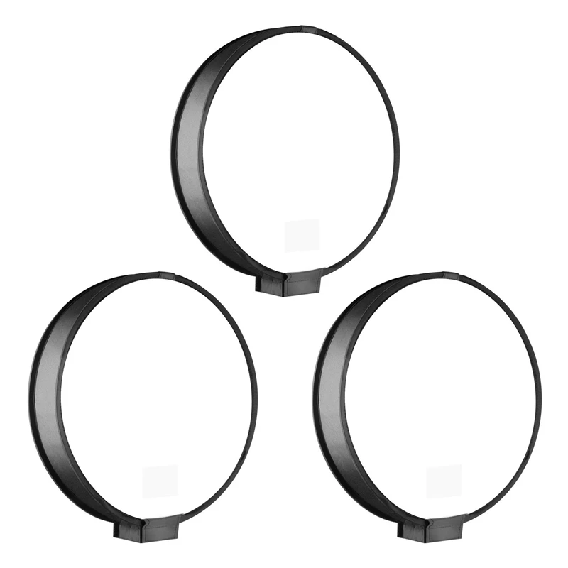 

3Pcs 40Cm Round Universal Portable Speedlight Softbox Flash Diffuser On-Top Soft Box For Camera