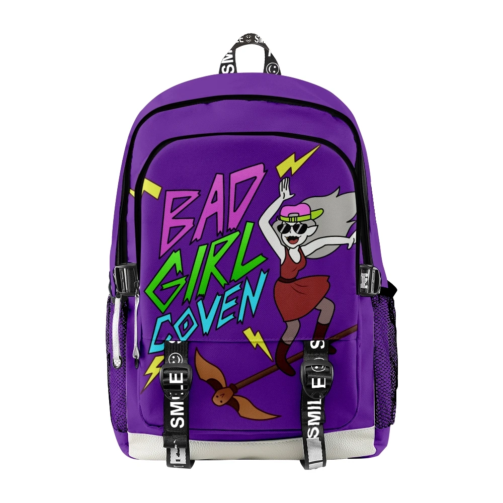 Bad Girl Coven The Owl House Classic Backpack Children Kids School Bag Unique Daypack Unisex Traval Bag Oxford Cloth Zipper Bags