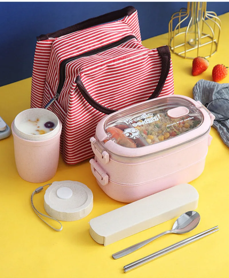 Школьный Ланч-бокс из нержавеющей стали для фруктов многоярусный стандартный