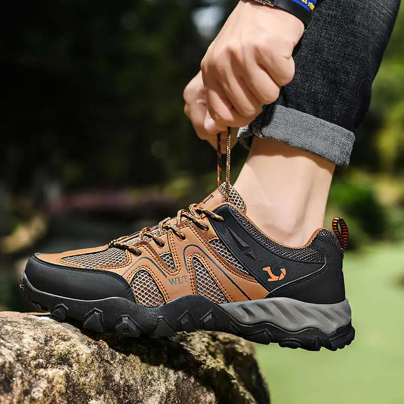 

Large Men's Sports Shoes Brand Trainer Men’S Sneakers Fashion Tennis Sport Shoes Men Mesh Mens Running Trainers Zapatode Tennis