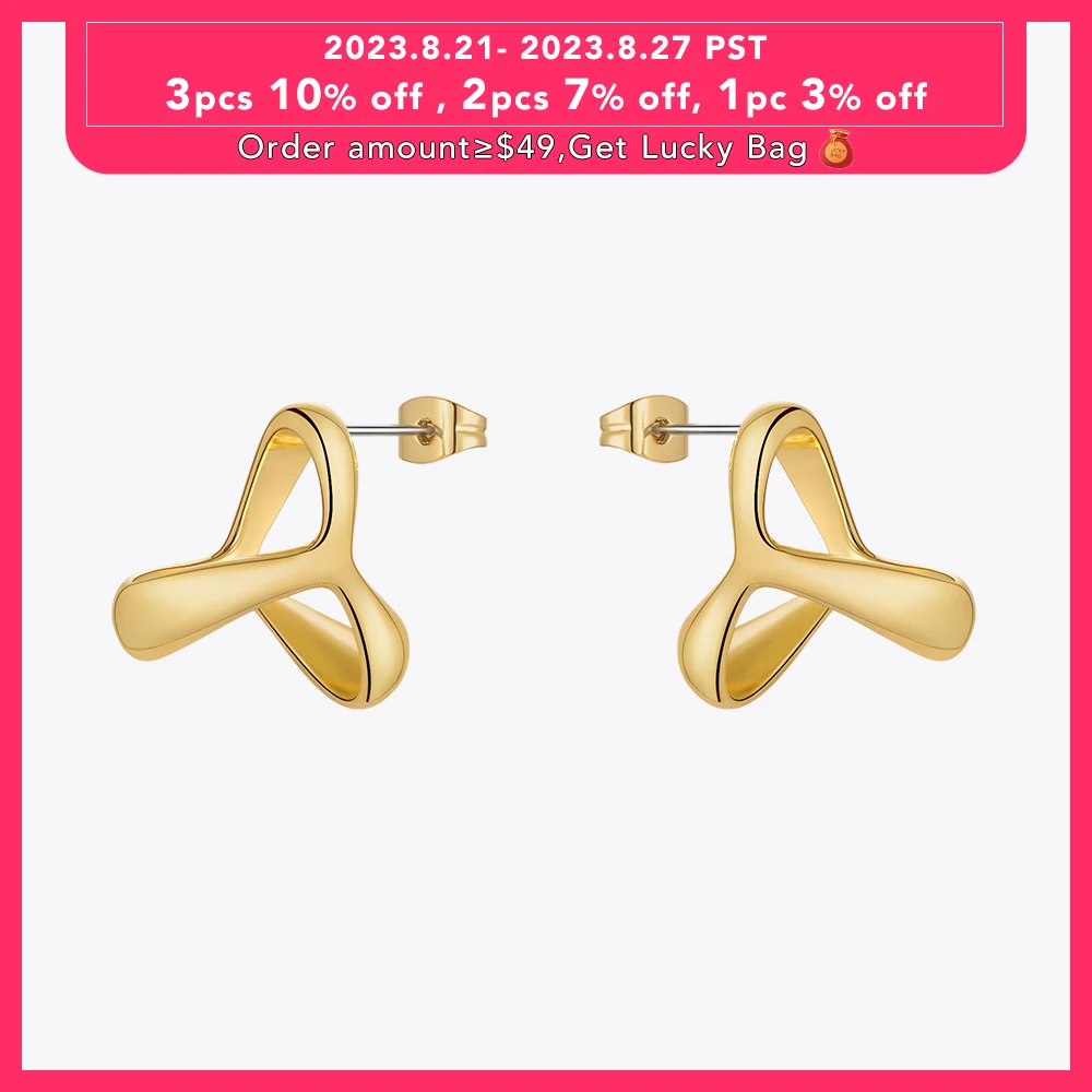 

Женские серьги-гвоздики с изображением ветряной мельницы