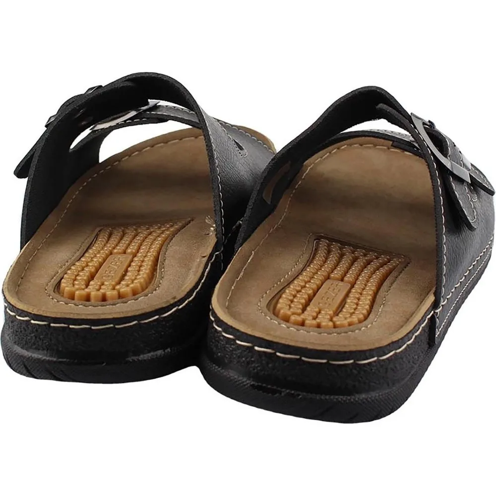

Non-Slip Anatomical Sole Men Women Slippers Shoes Clogs Summer Spring Home Travel Comfortabl Unisexe Daily Gift Double Buckle