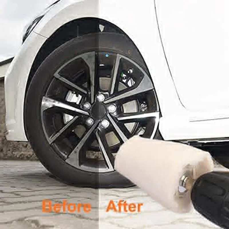 

11 PCS Drill Buffing Wheel Set Polishing Tool Kit 1/4 Inch Hex Shaft Cotton Grinding Head for Rotary Tools