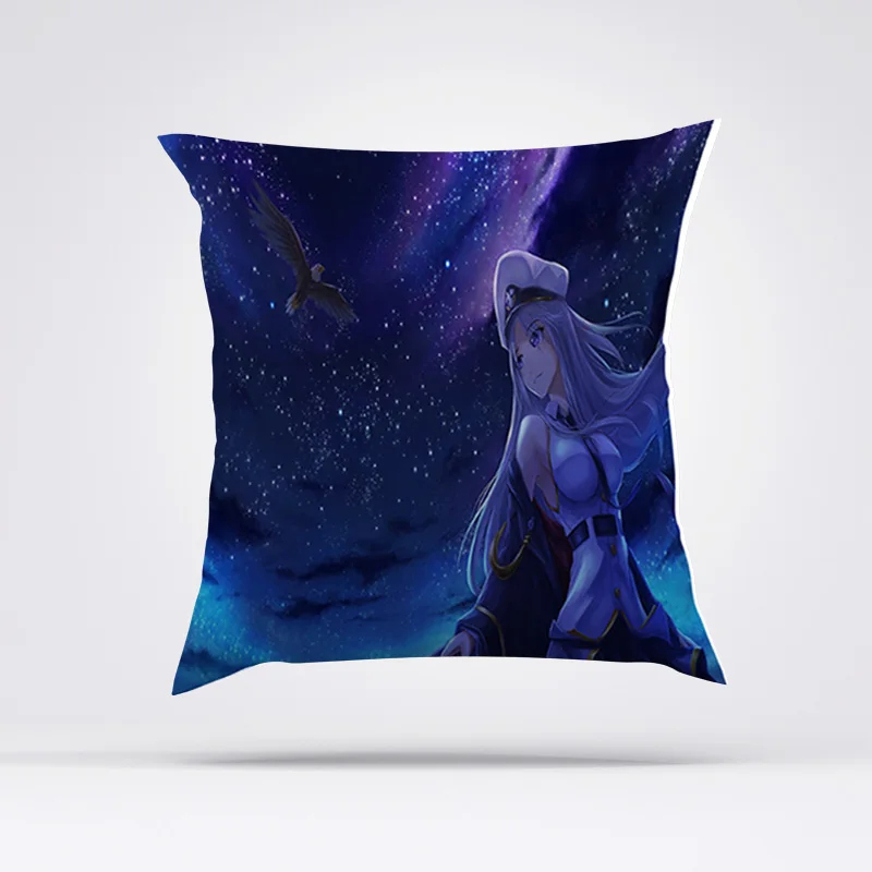 

Azur Lane Short Plush Throw Pillow Covers for Bed Pillows Car Sofa Cushion Cover Pillowcase 45x45 Cushions Decorative 45*45 Body