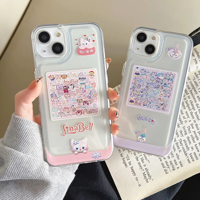 

Disney StellaLou Star Delu Phone Case for iPhone 11 12 13 mini pro XS MAX 8 7 Plus X XR Cover