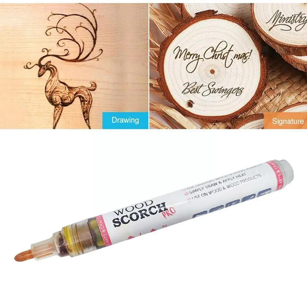 

Wood Burning Marker Pen For Diy Scorch Marker Painting Pyrography Pens Fine Tip Woodworking Supplies Dropshipping E2i9