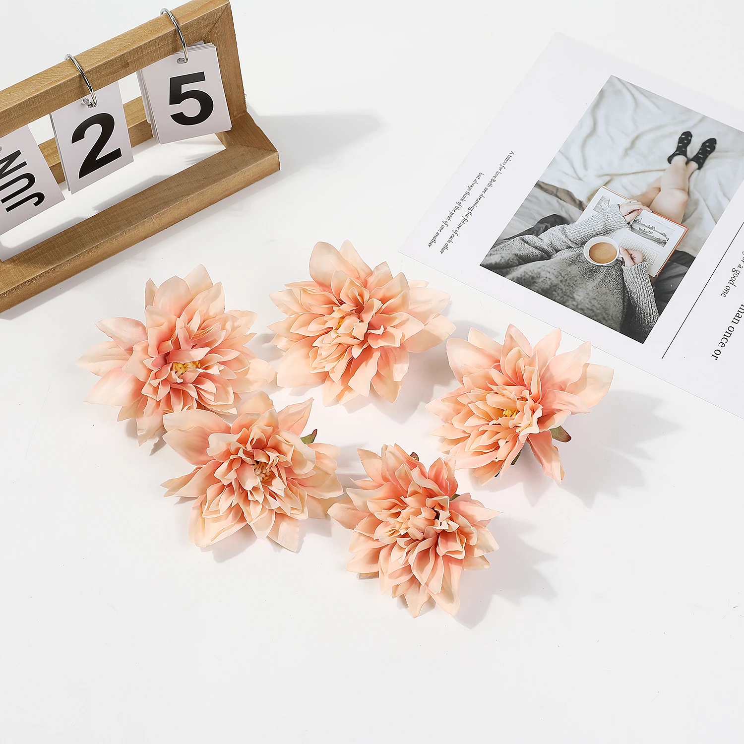 

Искусственные цветы пиона шелк 10 см 3/5 шт