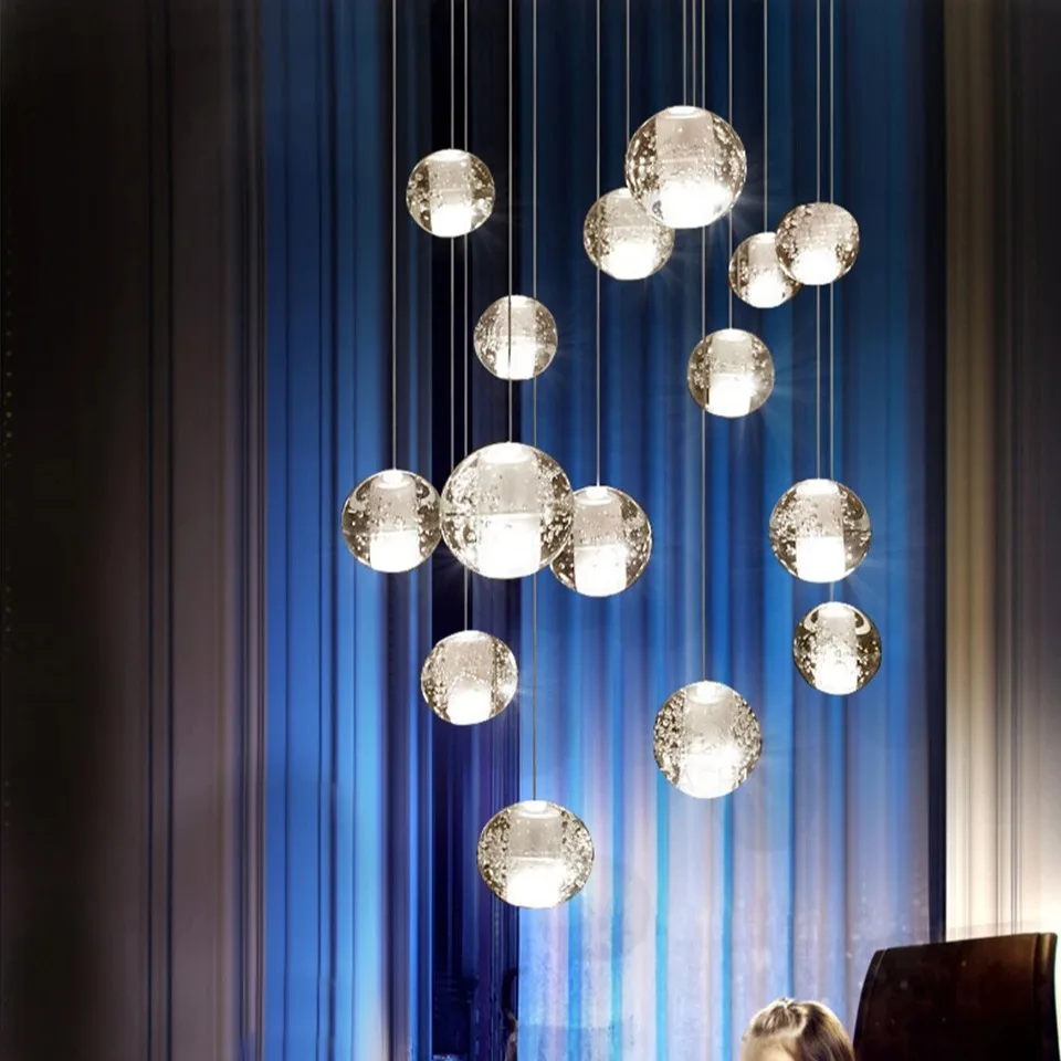 Вилла дуплекс лестница свет простая столовая гостиная скандинавский креативный