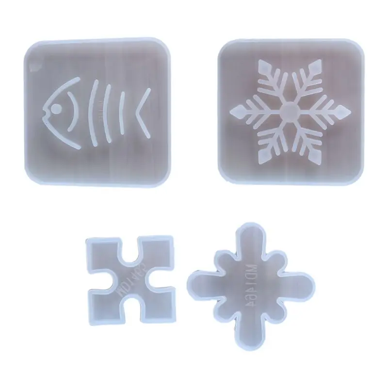 

Силиконовая форма для пластин, мягкая глина, инструмент «сделай сам», прозрачная эпоксидная форма для подставки