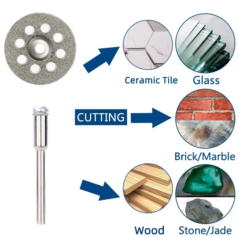 Алмазное лезвие для пилы 20 мм 22 25 30 12 шт.