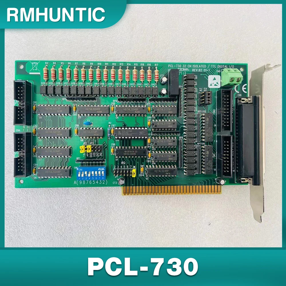 

PCL-730 For Advantech 32 Channel Isolated Digital I/O ISA Card PCL-730-32 CH