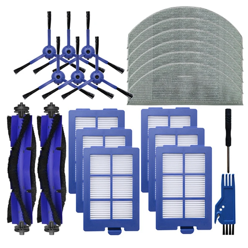 

Main Side Brush Filter And Mop Cloth Replacement Accessories For Anker Eufy Robovac X8 Hybrid Vacuum Cleaner