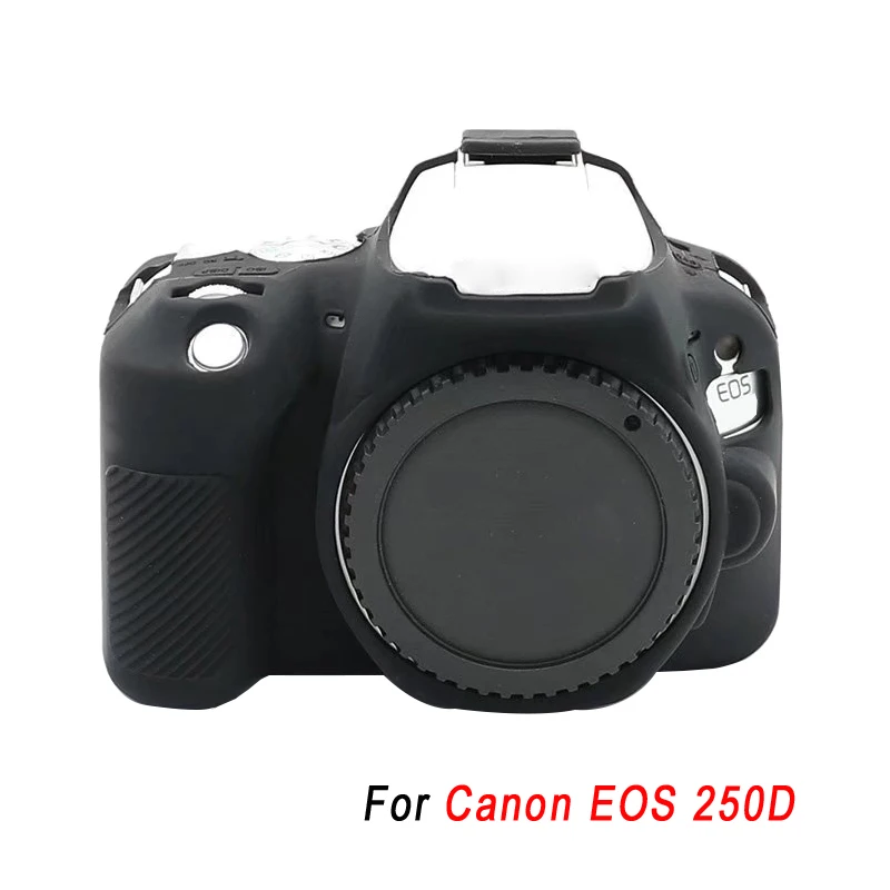 

PULUZ для камеры Canon EOS 250D Мягкий защитный чехол силиконовый мягкий высококачественный натуральный силиконовый материал защитный корпус
