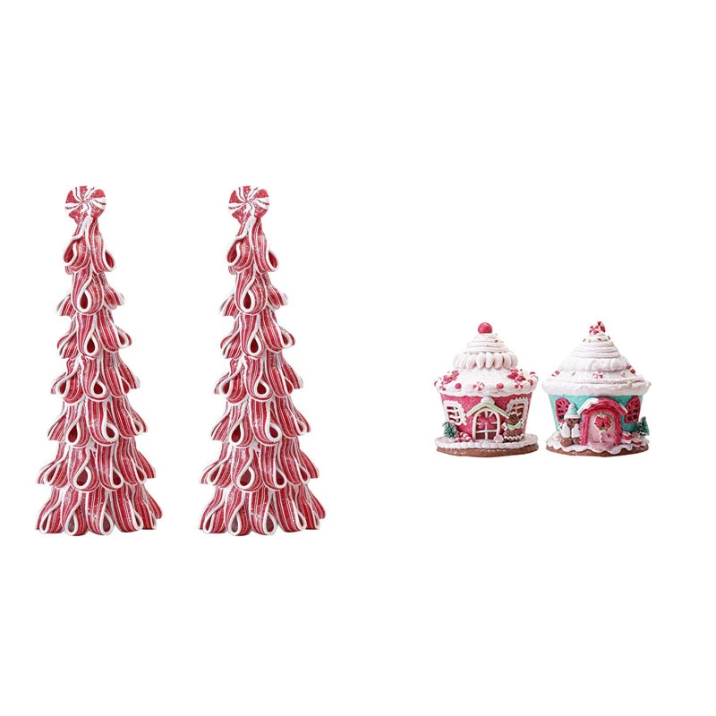 Рождественские украшения домашний светящийся замок дом набор украшений для окна