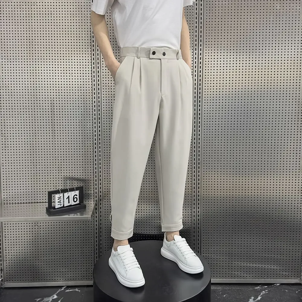 Брюки мужские драпированные