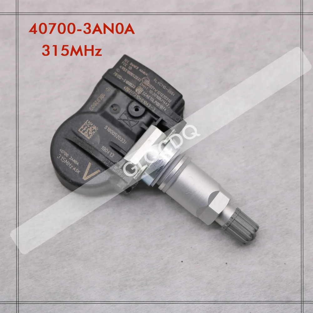 Датчик давления в шинах для 2013-2019 NISSAN VERSA NOTE 40700-3AN0A 407003AN0A 315MHz TPMS система мониторинга давления в шинах 4