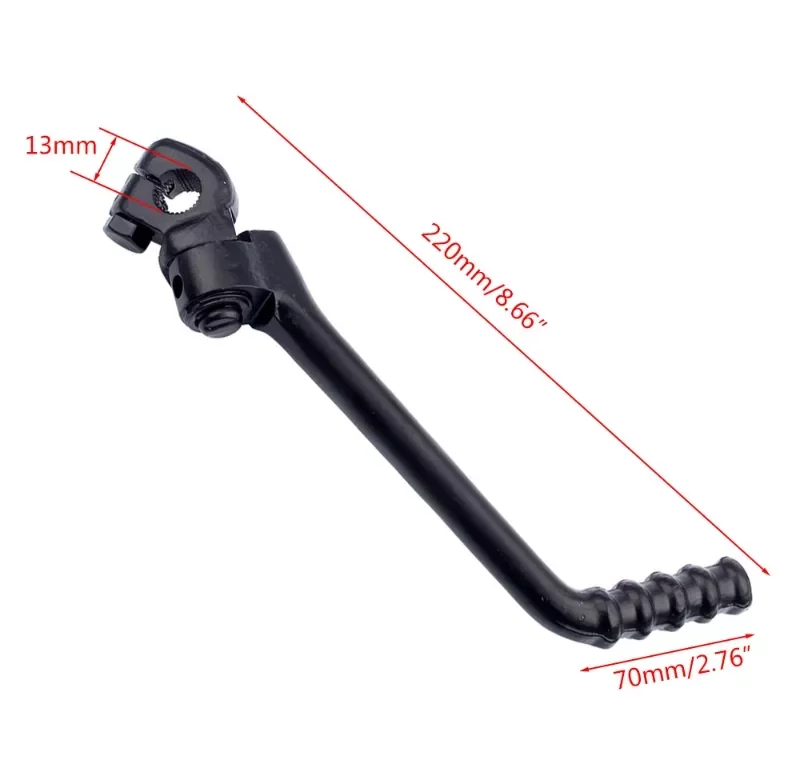 

13mm 16mm Hole Kick Start Lever Start Pedal Compatible with Lifan YX Zongshen Off-road Motorcycle Accessories